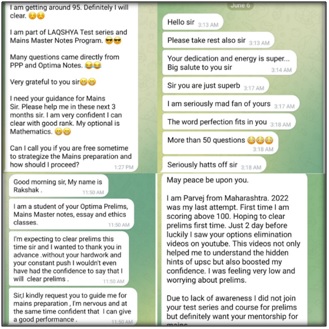 More gold expressions from Laqshya 2022 students after GS-1 paper